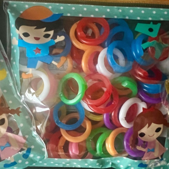 2 Sets of NWT Chinese Jacks 70's & 80's Game Approx. 100+ Rings = 10+ Jacks - Picture 3 of 5